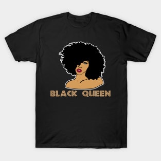 Black Queen, Black Woman, African American, Black Lives Matter, Black History T-Shirt